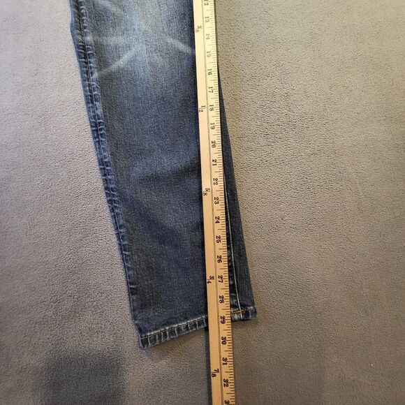 American Eagle Mens 32x29 Athletic Straight Air Flex Distressed Denim Jeans - Picture 7 of 10